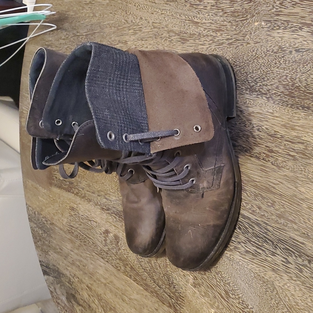 Used Bullboxer Bull Boxer Mens Boots Brown Leather 8